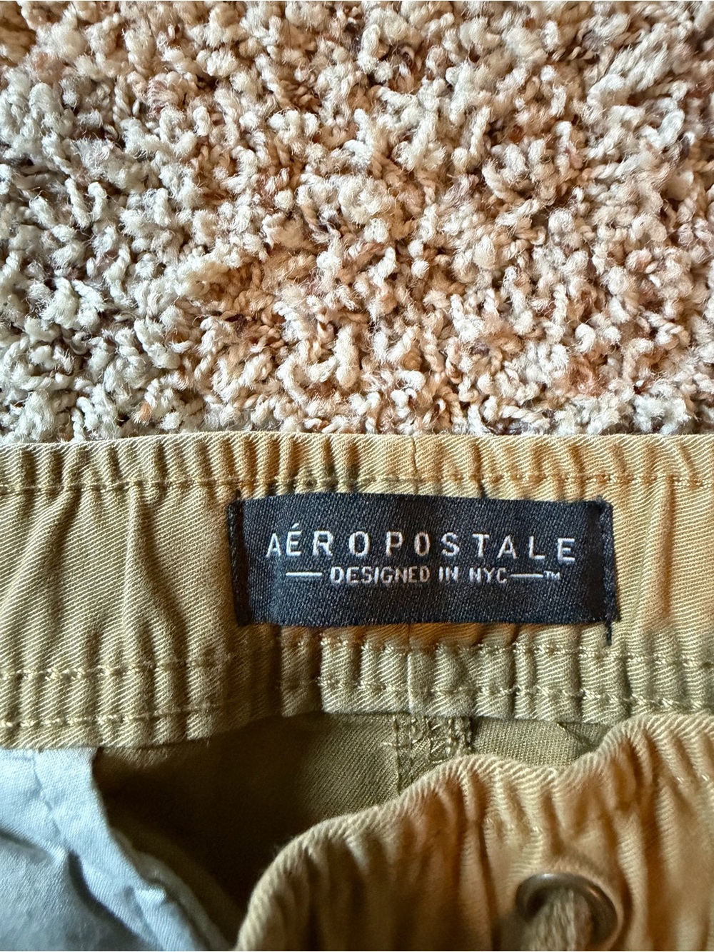 Small Men’s jogger 2p bundle Green and khaki Cargo Jogger Pants Drawstring - Picture 4 of 7